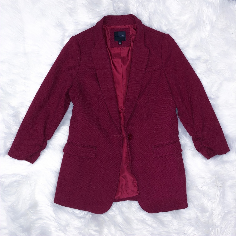 The Limited Maroon Blazer